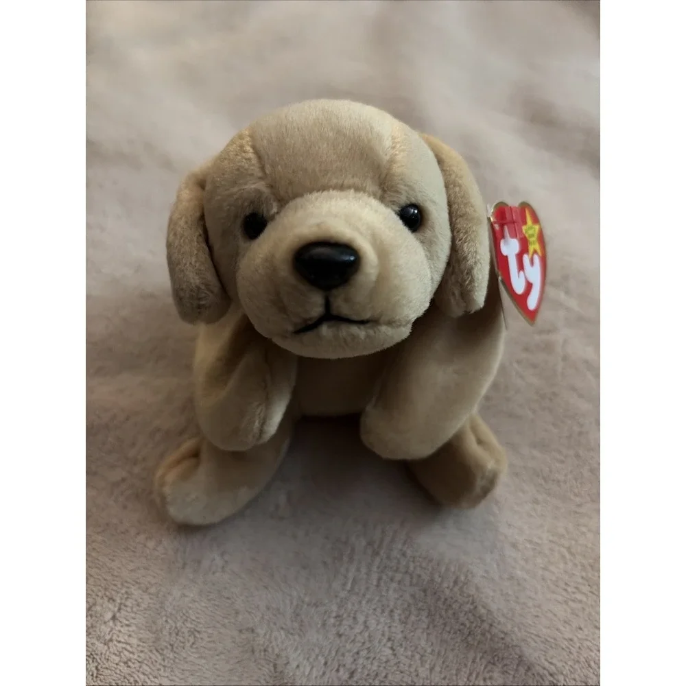 Ty Original Beanie Babies FETCH The‎ Dog Plush Toy With Tags